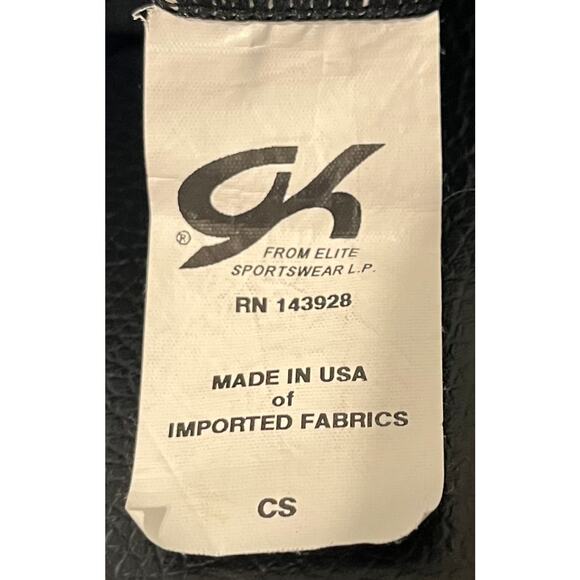 GK ELITE LOW-RISE GYMNASTIC, DANCE TIGHTS, GIRLS, CHILD SMALL, BLACK, MESH LEGS - Picture 9 of 10